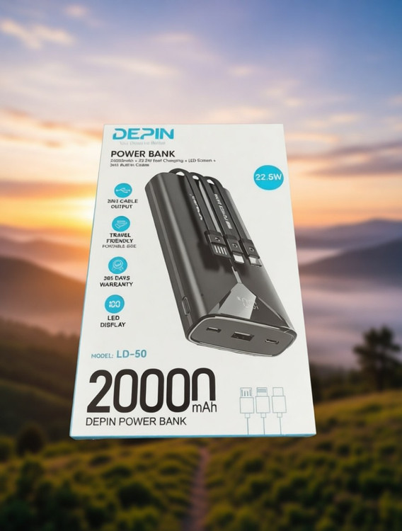 پاور بانک 20000هزار دارایی سه خروجی